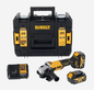 Dewalt DCG407M2T 18 V Çift Akülü 4 Ah Avuç Taşlama Makinesi