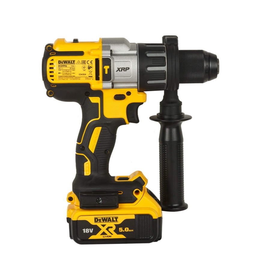Dewalt DCD996P2-QW 18V 5.0 Ah Li-ion Çift Akülü Kömürsüz Profesyonel Darbeli Matkap
