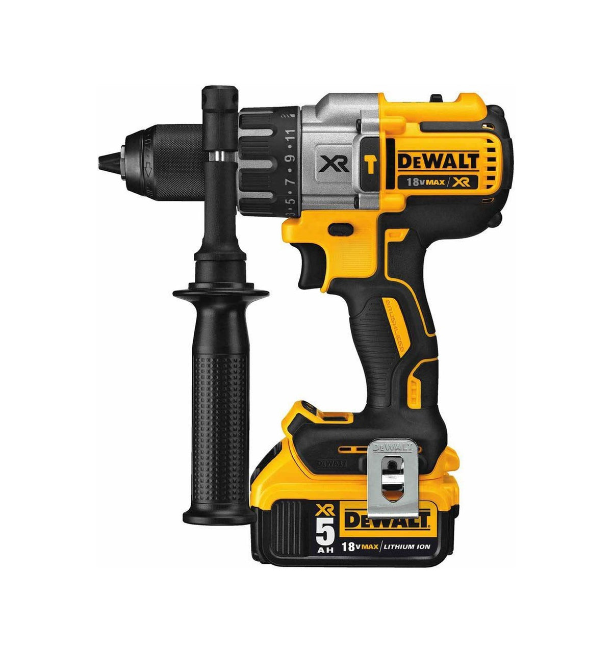 Dewalt DCD996P2-QW 18V 5.0 Ah Li-ion Çift Akülü Kömürsüz Profesyonel Darbeli Matkap