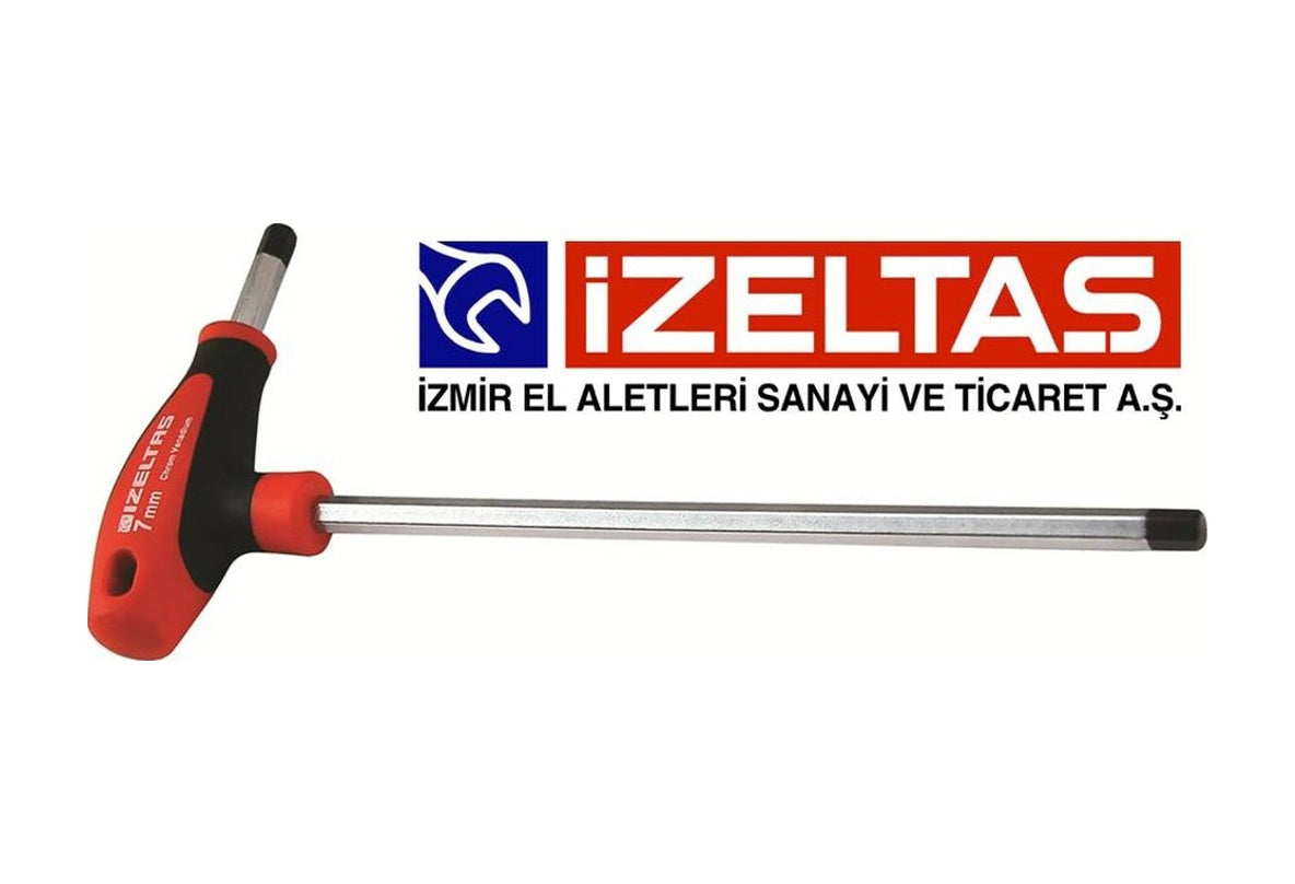 İzeltaş T Tipi Allen Alyan Anahtar 7 MM