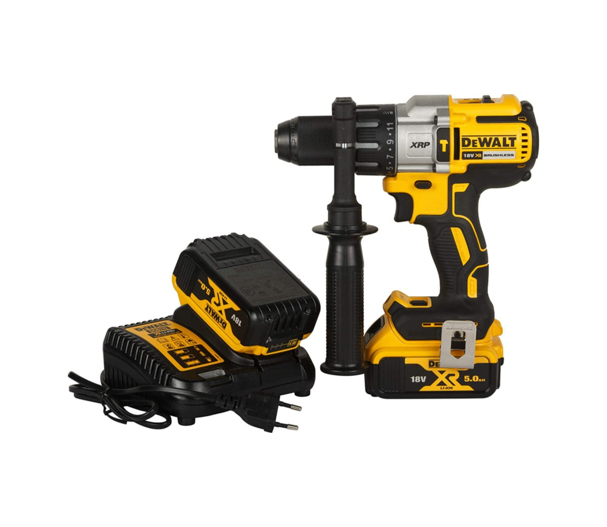 Dewalt DCD996P2-QW 18V 5.0 Ah Li-ion Çift Akülü Kömürsüz Profesyonel Darbeli Matkap