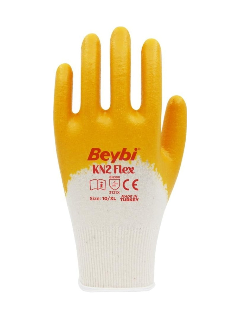 Beybi Kn2 Flex Nitril Iş Eldiveni No:10 "60 - 144 - 288 Çift " Standart 60 Çift